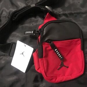Red/ Black Jordan JumpMan Airborne Crossbody